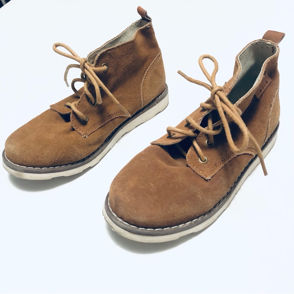 G by Gemo Tan Suede Dress Shoe - Boys EU 33/ US 2